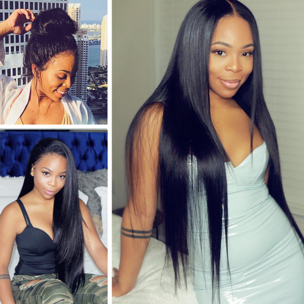 U Part Human Hair Wigs Yaki For Black Women Glueless Light Yaki Straight u Part Wig Pre Plucked Virgin Brazilian Upart Yaki Wig