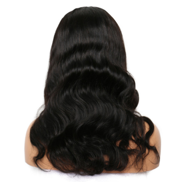 Side Part u Part Wig Human Hair For Black Women Glueless Peruvian Virgin Hair u Part Wig Body Wave With Natural Hairline