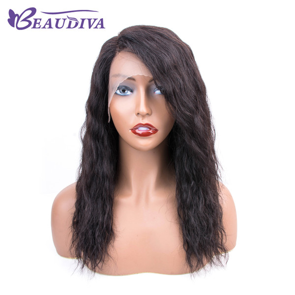 Full Lace Human Hair Wigs Human Hair Lace Front Wigs Cheap Kinky Straight Baby Hair pre plucked Natural Hairline wigs