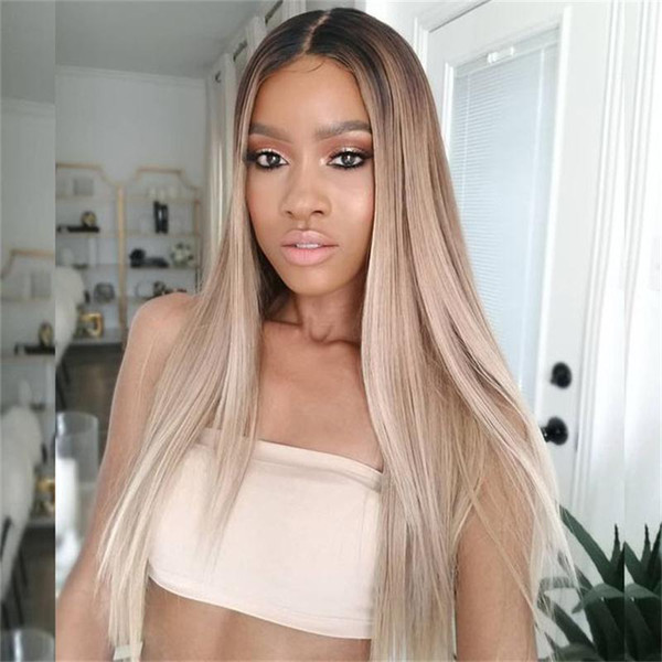 #1B Grey Straight Lace Front Human Wigs 130% Density Brazilian Hair Full Lace Wigs Pre-Plucked Hairline With Baby Hair Glueless Wigs