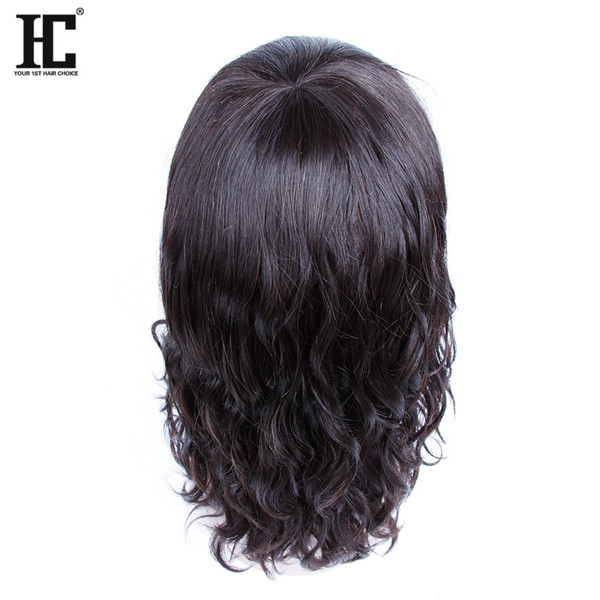 HC Hair 100% Virgin Remy Human Hair Charming Mid-Length BOB Natural Wave Cheap Lace Front Human Hair Wigs For Black Women Natural Color