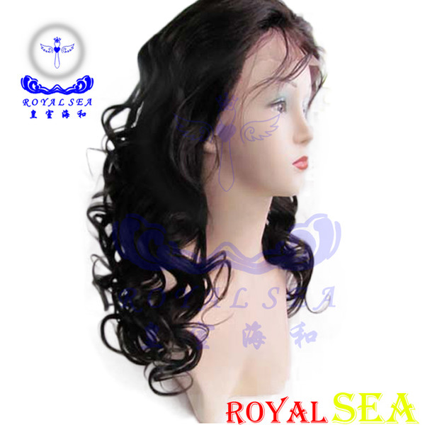 Royal Sea natural Candy Curl Machine Made wig African American human hair wigs for black women