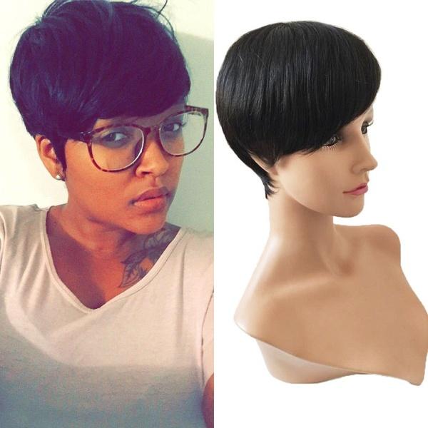 Brazilian Virgin Short Hair Bob Wig 100% Human Hair Short Wigs For Black Women Short None Full Lace Human Cut Hair Wigs