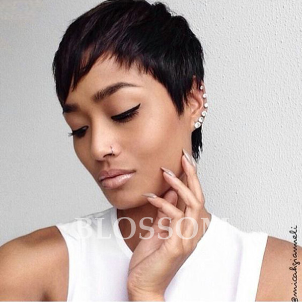 Short Wig Short Human Straight Hair Bob Wigs Full Lace Human Cut Hair Wigs For Black Women Lace Front Human Natural Hair Wigs