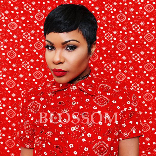 Brazilian Virgin Human Black Hair Wigs Bob Natural Short Human Cut Hair Wigs Straight None Lace Wig for Black Women