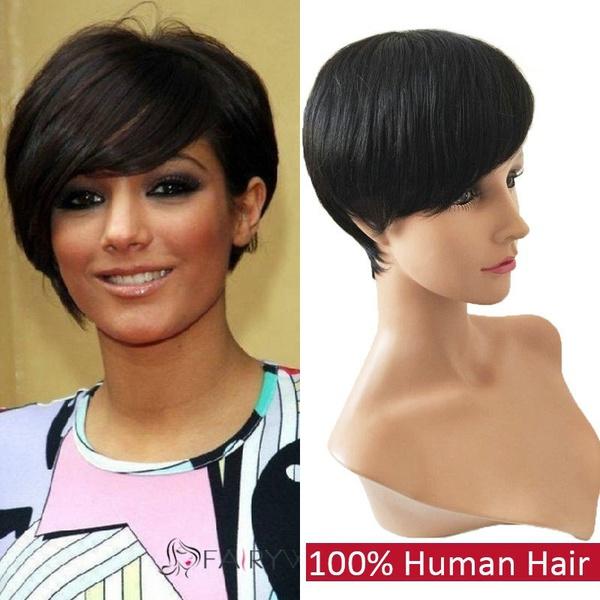 Short Mongolian Virgin real Hair full lace Human black Hair Wigs Bob Wig 100% Real Hair Short Wigs For Black Women