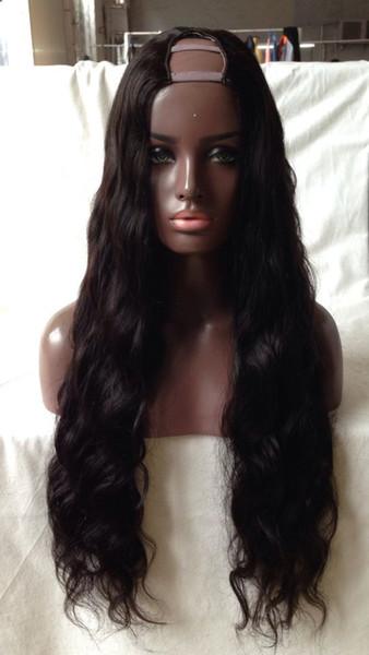 Foreverbeautifulhair Wavy 8-24inch Human Hair U Part Wig Peruvian Virgin Hair Middle/left/Right U Part Lace Wigs For Black Women 1#/1b/2#/4#