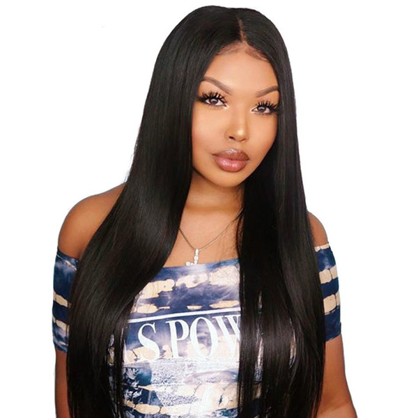 Hair Straight Lace Front Wig Brazilian Remy Lace Front Human Hair Wig 13x4 Pre Plucked Wigs Lace Closure Wigs For Women