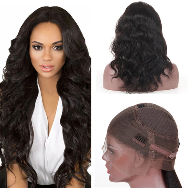 Hot Sale 360 Lace Frontal Wigs With Baby Hair 100% Human Hair 360 Lace Wigs Indian Body Wave 360 Wigs For Black Women