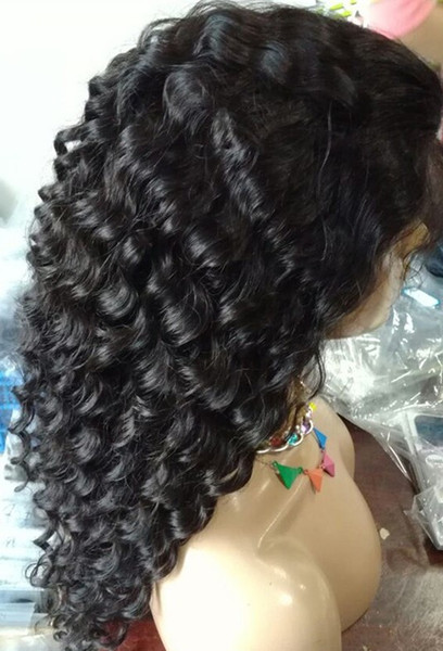 Loose Deep Wave 250% Density Lace Front Human Hair Wigs For Women Brazilian Wavy Lace Front Wig Remy Virgin Hair Pre Pluck