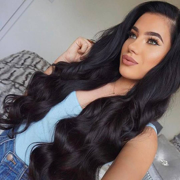 8A 360 Lace Frontal Wig Pre Plucked 180% Density Lace Front Human Hair Wigs Bleached Knots Full Lace Human Hair Wigs Black Women