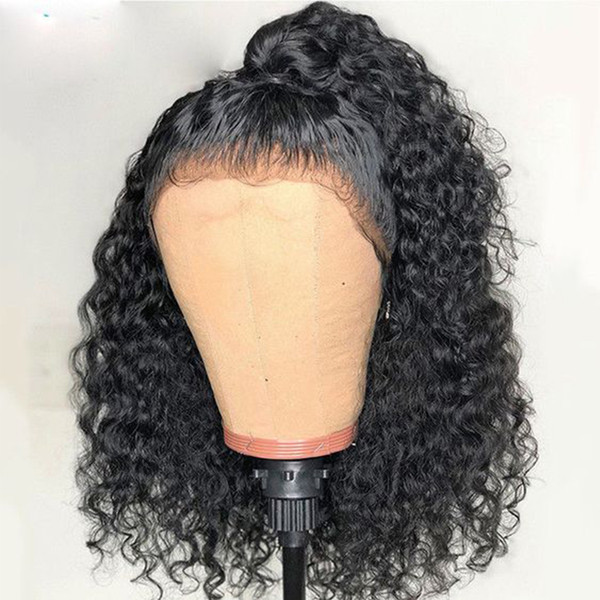 Curly Bob Lace Front Wigs For Women Kinky Curly Lace Front Wig 360 Lace Frontal Wig Brazilian Curly Human Hair Wigs