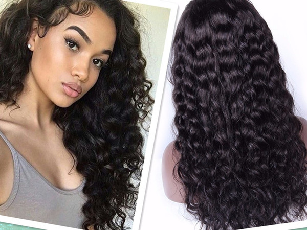 360 Lace Frontal Loose Wave Human Hair Wigs-Glueless 180% Density Brazilian Virgin Remy Wigs with Baby Hair (14