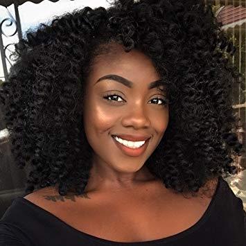 Short curly human hair wig brazilian virgin hair afro curly lace front wig for black women 12inch 180% density for sale