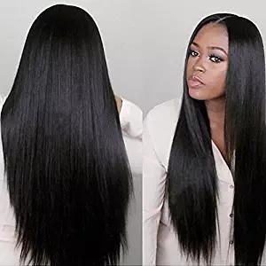 Glueless 360 Lace Wigs For Black Women High 250% Density Lace Front Human Hair Wigs With Baby Hair Brazilian straight Wigs