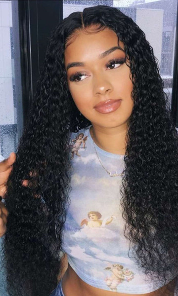 DIVA 360 Frontal Lace Wig water wave glueless brazilian deep wave Wigs Virgin 13x6 lace frontal Wig 130% Density Natural Hair