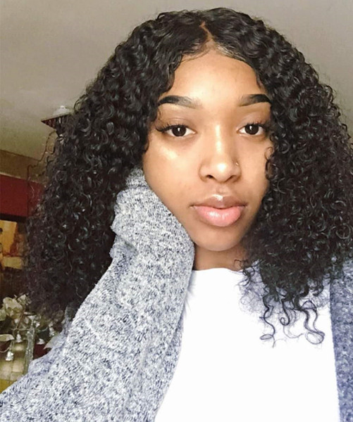DIVA 360 Frontal Lace Wig short curly glueless brazilian Hair Wigs Virgin 360 human hair Wig 130% Density Natural Hair