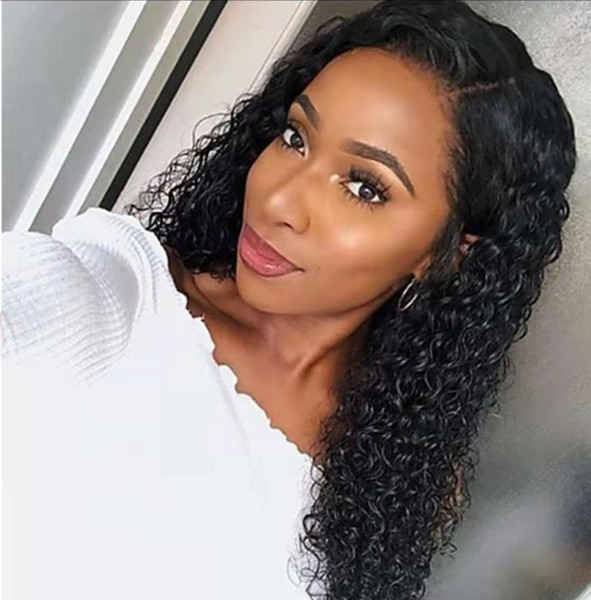 Curly Brazilian Lace Front human hair Wigs With Baby Hair 360 full Lace Frontal Wig Remy Hair Pre Plucked water wave wigs