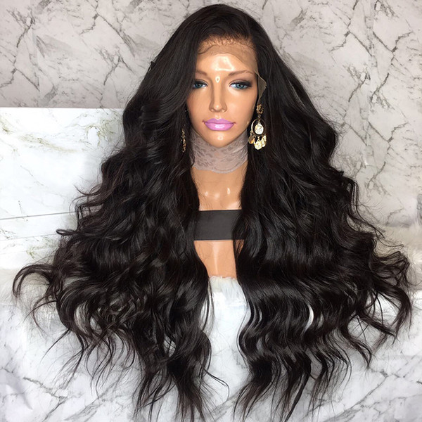 300% density body wave 360 lace frontal wig pre plucked lace front wig with baby hair free ship 12-24inch stock