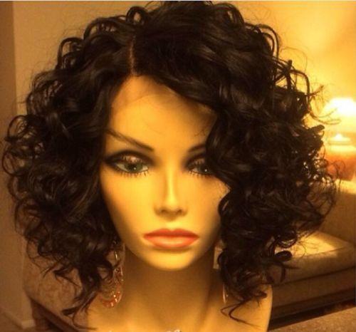 Brazilian Virgin Human Hair Lace Front Wigs Glueless Short Bob Human Hair Wigs Wavy For Black Women 10inch Short Wigs human