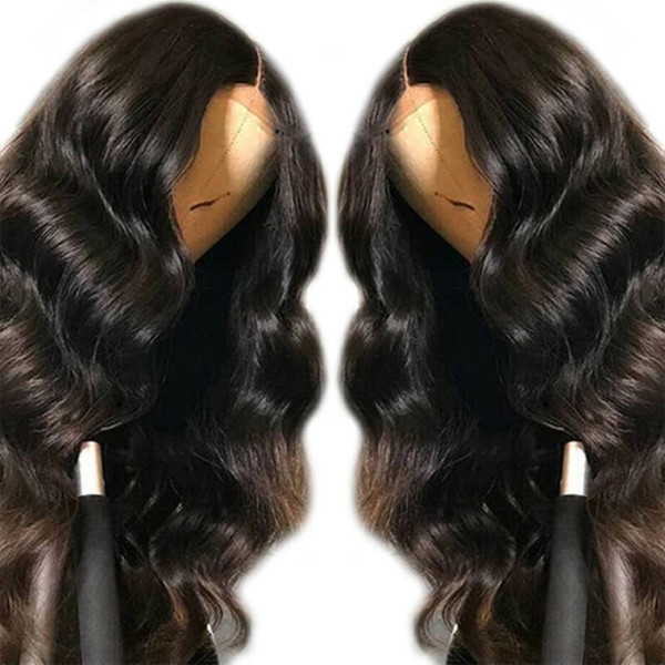 Cheap Human Hair Wigs Pre Plucked Body Wave Virgin Brazilian Glueless HD Transparent Full Lace Human Hair Wigs For Black Women Free Part