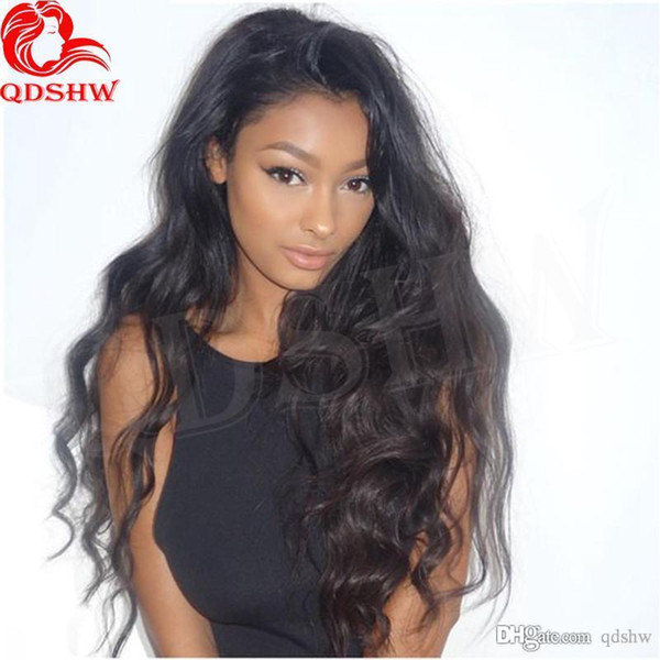 Fake Scalp Human Hair Lace Front Wigs Color Black Wet And Wavy Virgin Malaysian Cheap Glueless Lacefront Wig Pre Plucked For Black Women