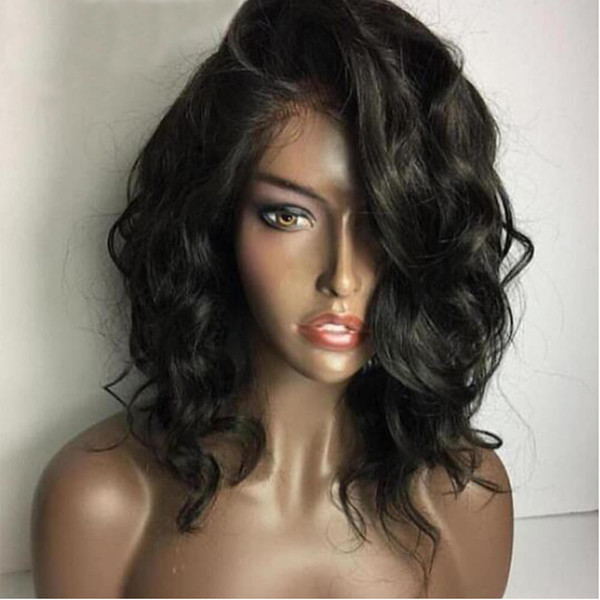 Lace Front Wigs Natural Wave Full Lace Wigs Brazilian Unprocessed Bleach Knots for black woman Pre Plucked Natural Hairline Malaysian Hair