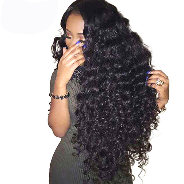 Lace Front Wigs Water Wave Baby Hair Bleach Knots Unprocessed Virginhuman hair Natural Hairline beauty for black woman by Qtfn