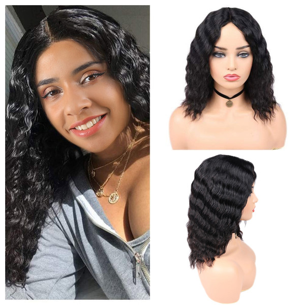 Lace Front Wigs Deep Wave Style Brazilian Indian Malaysian Hair 13x4 Short Human Hair Wigs For Black Women Tiffanyhair Remy Wigs