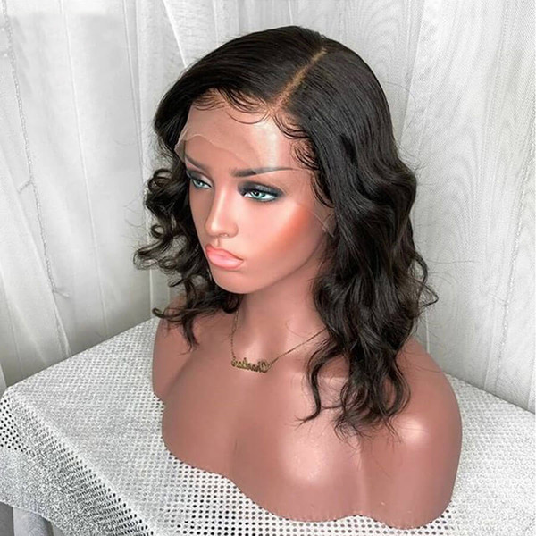 Lace Front Wigs 13*4 wavy Bleach Knots 150%density Pre-Plucked Natural Hairline With Baby Hair Brazilian Indian Peruvia hair