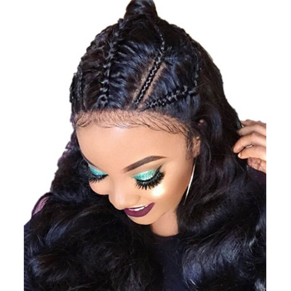 150%or130%density Lace Front wigs Body Wave Brazilian Human Hair Wigs Pre Plucked Natural Hairline Bleach Knots baby hair Glueless Qtfn hair