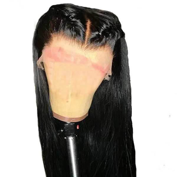 Lace Front wigs 8-20inch Straight texture 9A Class Full Lace Wigs Pre Plucked Natural Hairline light Bleach Knots Qtfn