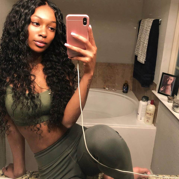 Lace Front Wigs deep water wave Full Lace Wigs with Baby Hair Bleach Knots Unprocessed 100% Virgin Human Hair london fashion hair