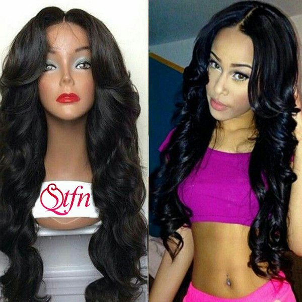 Lace Front Wigs Body Wave Brazilian 150% Density unprocessed For Black Women Pre Plucked Hairline With Baby Hair of Qtfn