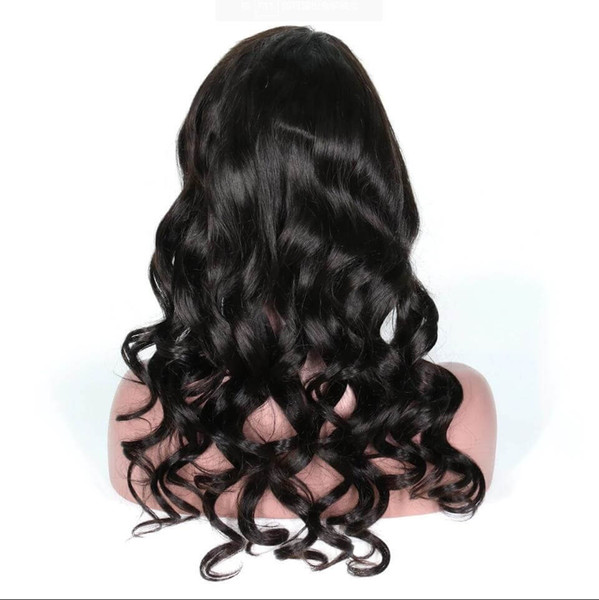 Lace Front wigs Wave Full Lace Wigs Pre Plucked Natural Hairline Bleach Knots Qtfn for black woman girls