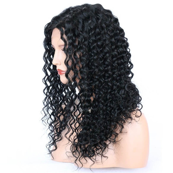 Lace Front wigs Curly style Full Lace Human Hair Wigs around Pre Plucked Natural Hairline Bleach Knots Qtfn London Fashion