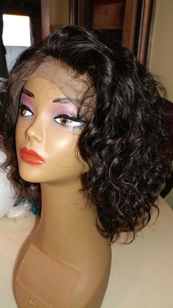 Lace Front wigs Curly Loose Water Wave Brazilian Full Lace Human Hair Wigs Pre Plucked Natural Hairline Bleach Knots Qtfn London
