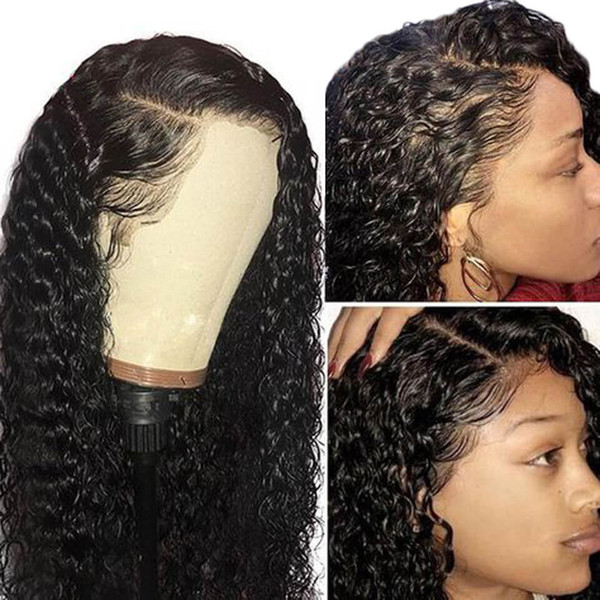 Curly Human Hair Full Lace Wigs Soft end full Baby Hair 13x4 Pre Plucked Lace Front Wigs Virgin Hair for black woman wowwigs