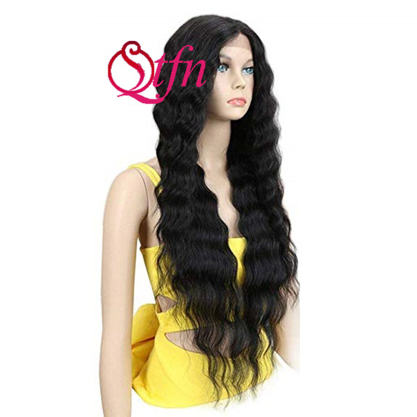 full lace human hair wigs 13*4 lace front wigs big water wave Pre-Plucked Natural Hairline baby hair for black woman London Fashion Hair