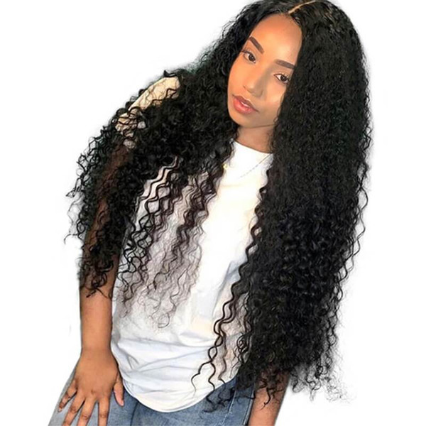 Lace Front wigs Curly Loose Water Wave Brazilian Full Lace Human Hair Wigs Pre Plucked Natural Hairline Bleach Knots