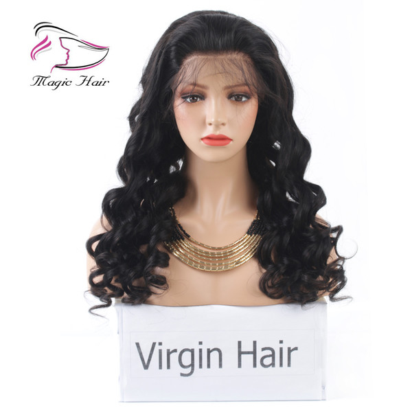 Evermagic Lace Front Human Hair Wigs For Black Women Loose Wave Pre Plucked With Baby Hair 8-22inch Brazilian Virgin Hair