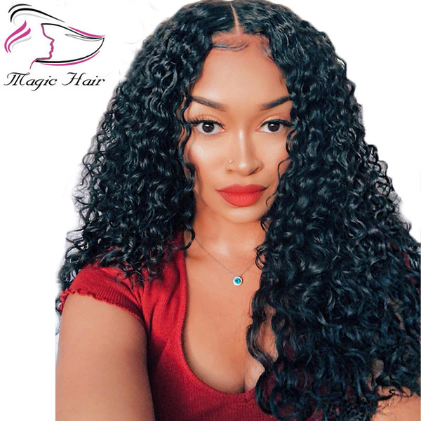 Brazilian human hair wigs non-remy lace front wigs with baby hair pre-plucked hairline curly 180% density customized accepted