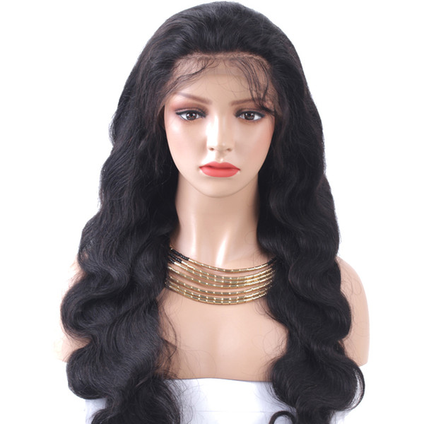 Full Lace Wig Body Wave Hair 20inch 22inch 24inch For Women With Baby Hair Brazilian Virgin Hair Lace Wigs 