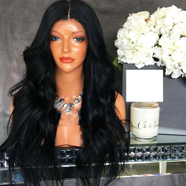 Heavy Density Lace Front Human Hair Wigs 180% Density Wavy Natural Hairline Brazilian Virgin Hair With Baby Hair Bleaches Knots Glueless