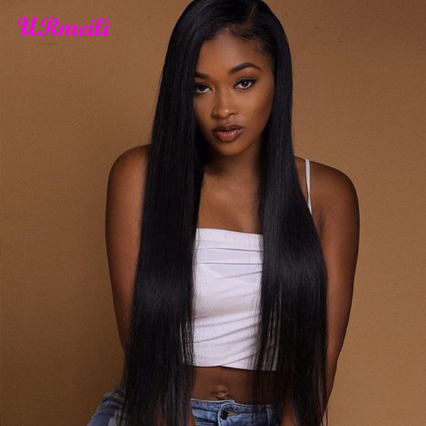 360 Full Lace Frontal Wig Pre Plucked With Baby Hair Malaysian Virgin Straight Lace Front Human Hair Wigs For Black Women 150% Density