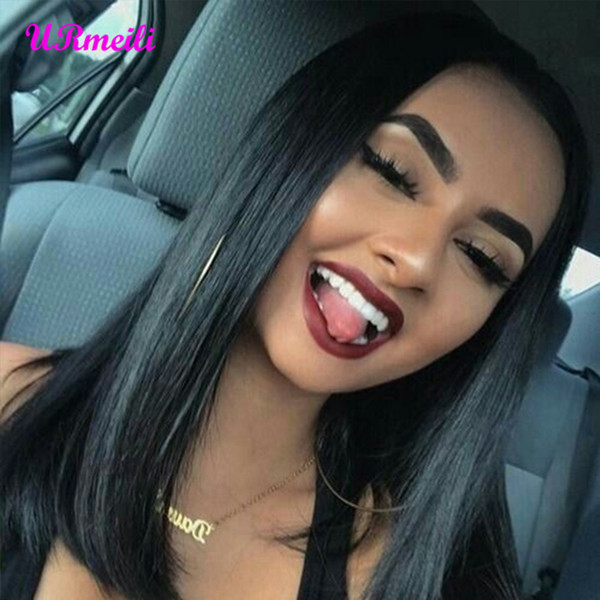 short bob human hair wig Brazilian Straight Virgin Ombre Hair Wig 150% Density Lace Front Human Hair Wigs For Black Women DHgate wholesale