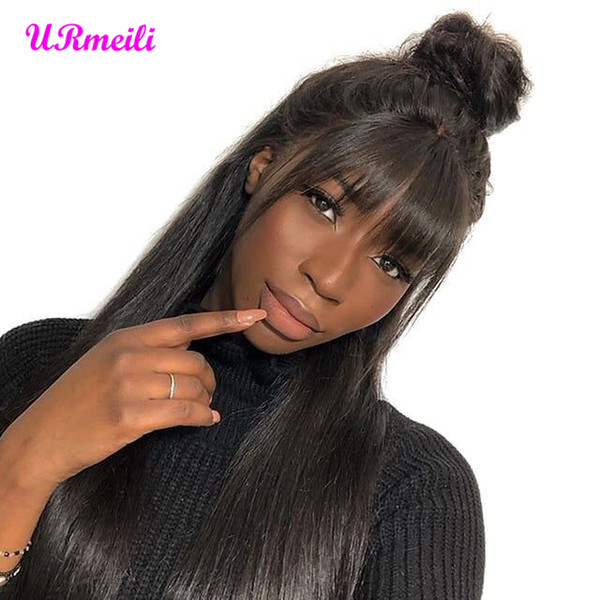 360 Lace Frontal Wig Pre Plucked With Baby Hair Unprocessed Remy Brazilian Virgin Hair Straight Full Lace Human Hair Wigs For Black Women