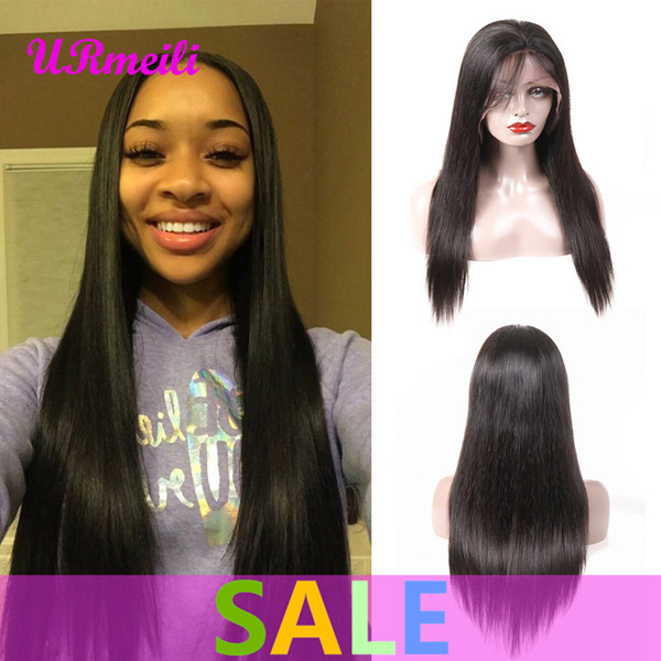 360 Human Hair Lace Wigs For Black Women Brazilian Straight Remy Human Hair Full Lace Wigs DHgate Perruques de cheveux humains pre plucked