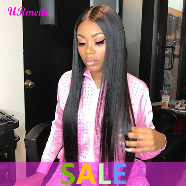 360 Full Lace Human Hair Wigs Pre Plucked With Baby Hair 150% Density Straight Brazilian Virgin Human Hair Lace Front Wigs For Women