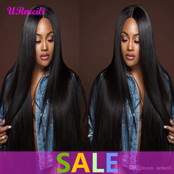 360 Full Lace Human Hair Wigs For Black Women Brazilian Virgin Human Hair Wigs Perruques de cheveux humains pre plucked 150% Density urmeili